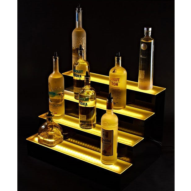 Four Tier LED Bottle Display