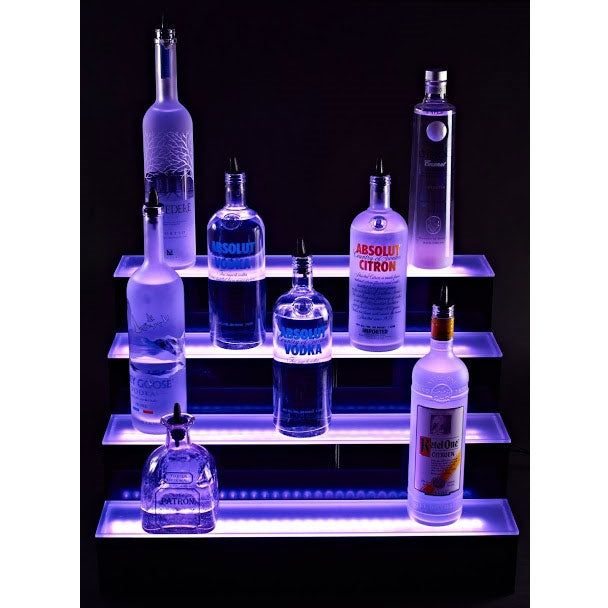 Four Tier LED Bottle Display