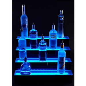 Four Tier LED Bottle Display