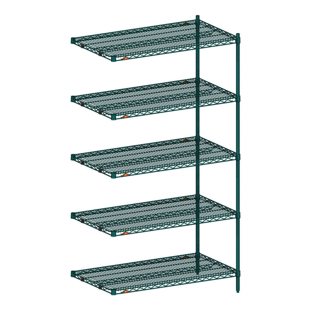 18"d x 74"h - Metro Super Erecta 5-Shelf Add-On Units - Metroseal 3