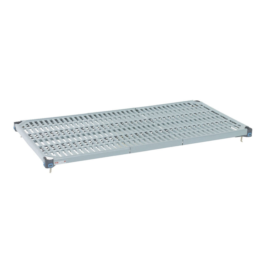 24"d x 74"h MetroMax Q Antimicrobial 5-Shelf Starter Units w/ Grid Mats