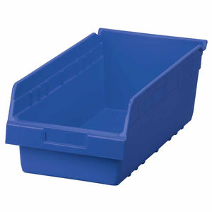 6" ShelfMax Akro Bins - Blue