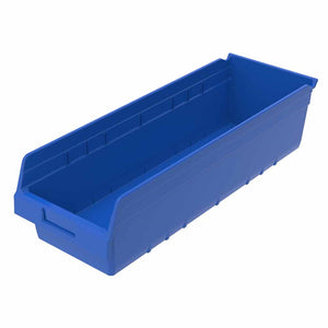 6" ShelfMax Akro Bins - Blue