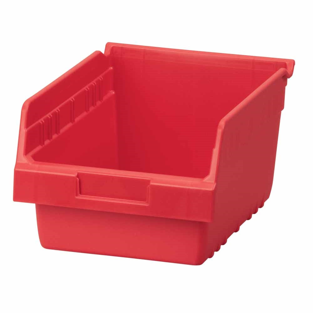 6" ShelfMax Akro Bins - Red