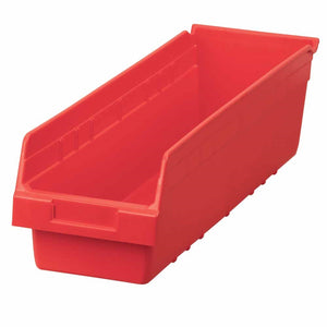 6" ShelfMax Akro Bins - Red