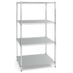 8"d Plastic Wire Shelf Liners - Gray