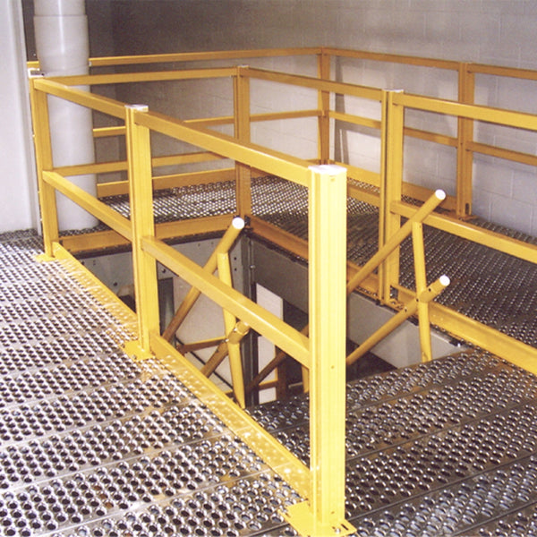 2 Railing Unit - 1 Line & 1 Corner Post