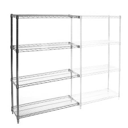 12"d x 24"w Wire Shelving Add-Ons w/ 4 Shelves