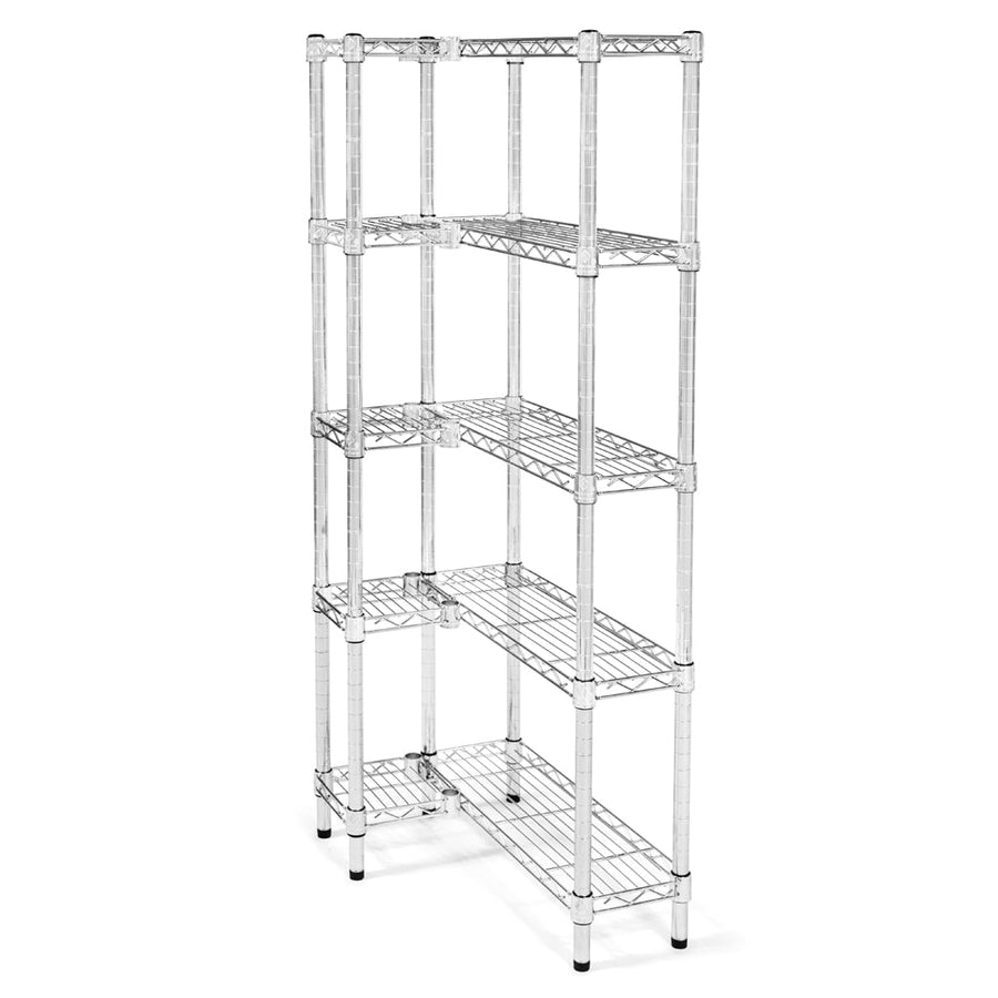 8"d x 8"w Wire Shelving Add-On Units w/ 5 Shelves