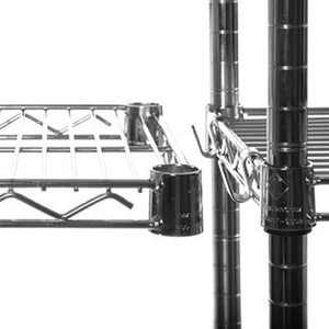 8"d x 12"w Wire Shelving Add-On Units w/ 5 Shelves