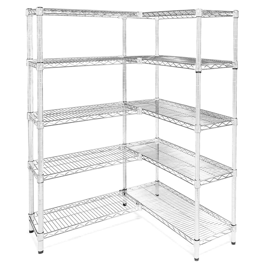 10"d x 18"w Wire Shelving Add-Ons w/ 5 Shelves