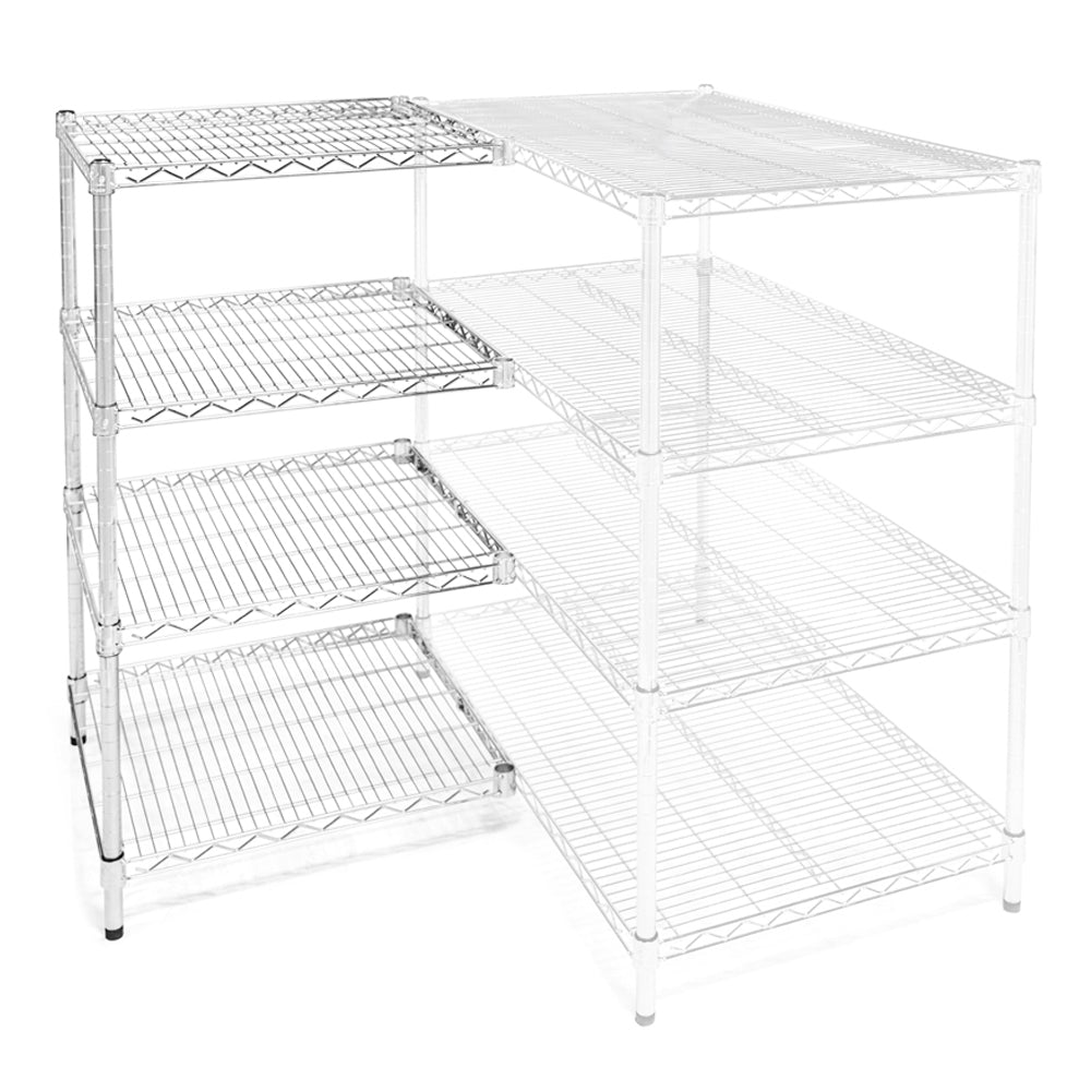 21"d x 30"w Wire Shelving Add-Ons w/ 4 Shelves