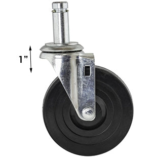 Rubber Stem Casters