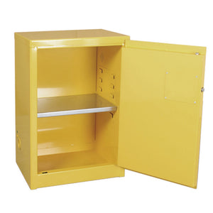 Slimline Flammable Safety Cabinets - Manual Close Single Door