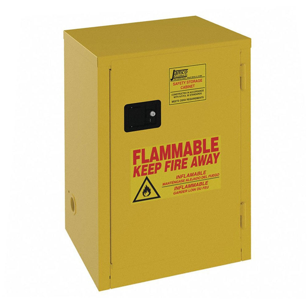 Slimline Flammable Safety Cabinets - Manual Close Single Door