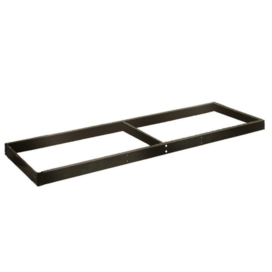 18"d Extra Black Double Rivet Shelf Levels