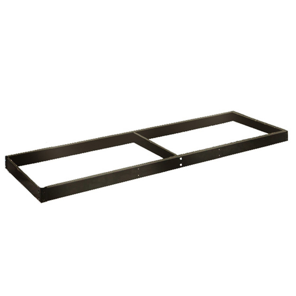 24"d Extra Black Double Rivet Shelf Levels