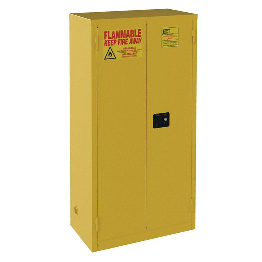 18"d Standard Flammable Safety Cabinets - Manual Close Double Door