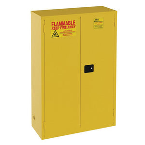 18"d Standard Flammable Safety Cabinets - Manual Close Double Door