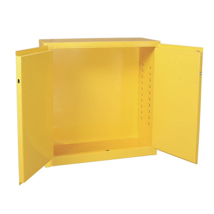 18"d Standard Flammable Safety Cabinets - Manual Close Double Door