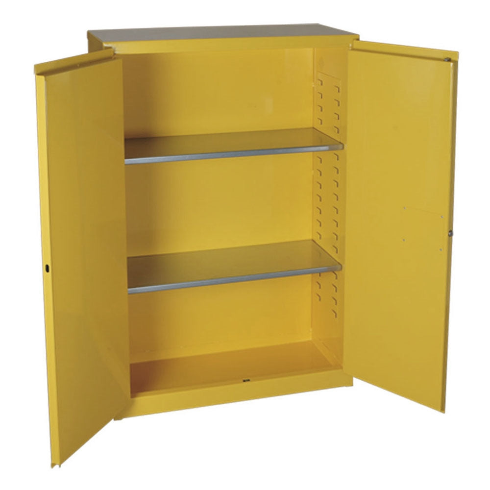 18"d Standard Flammable Safety Cabinets - Manual Close Double Door