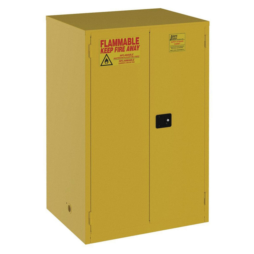 34"d Standard Flammable Safety Cabinets - Manual Close Double Door