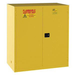 34"d Standard Flammable Safety Cabinets - Manual Close Double Door