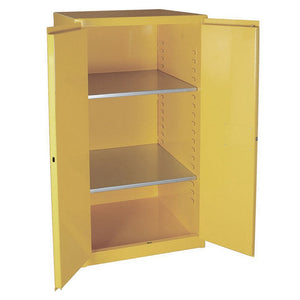 34"d Standard Flammable Safety Cabinets - Manual Close Double Door