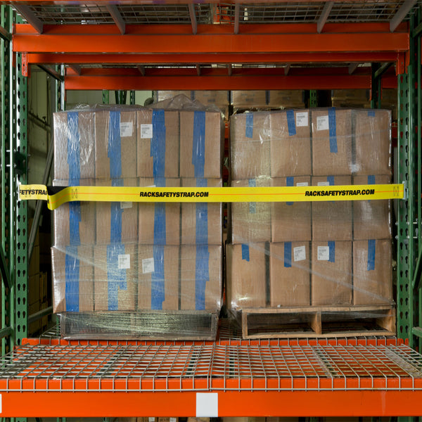 Pallet Rack Safety Straps - Standard Attachment