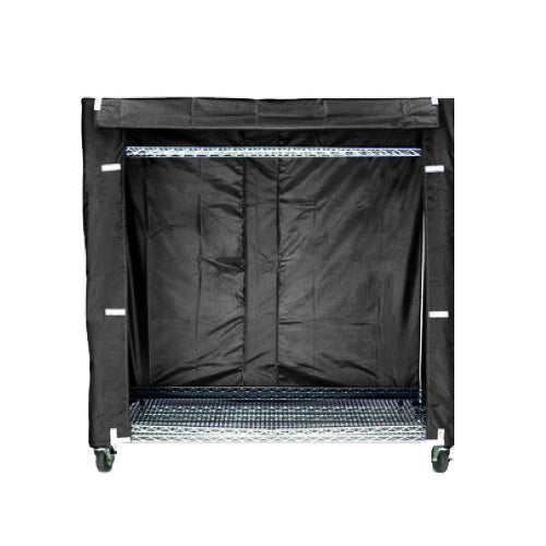 24"d 200 Denier Nylon Cart Covers - Black