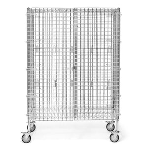 18"d Chrome Wire Security Carts