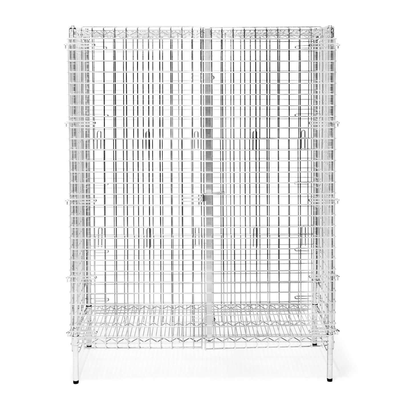 18"d Chrome Wire Security Cages