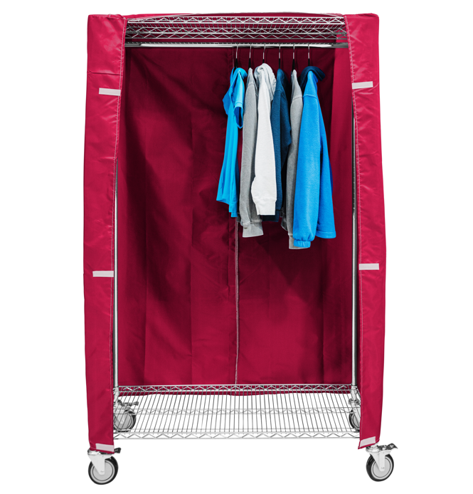 24"d 400 Denier Nylon Cart Covers - Red