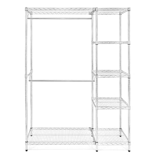 Double Hang Closet Wire Shelving System - 18"d x 72"h