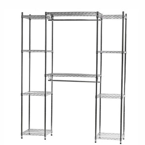 Double Hang Closet Wire Shelving System - 18"d x 84"h