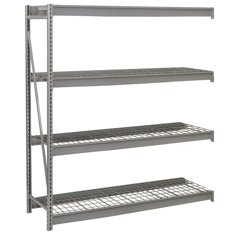 60"w x 96"h Bulk Storage Racks with Wire Decking