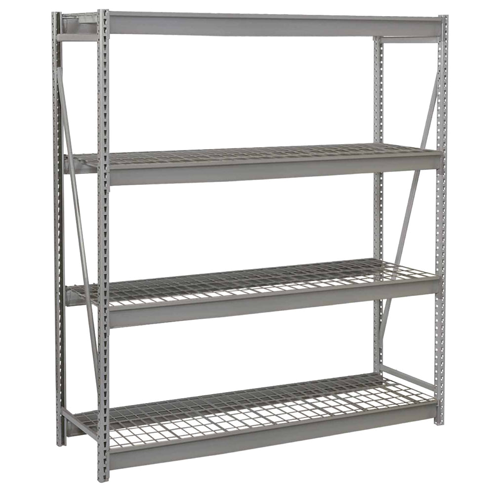 60"w x 96"h Bulk Storage Racks with Wire Decking