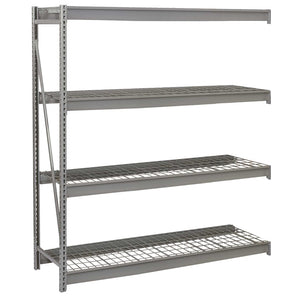 96"w x 96"h Bulk Storage Racks with Wire Decking