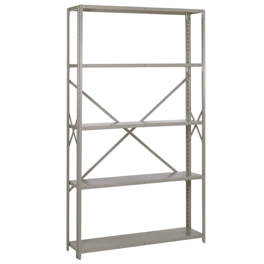 36"w x 84"h Lyon 8000 Series Open Steel Shelving - Heavy-Duty