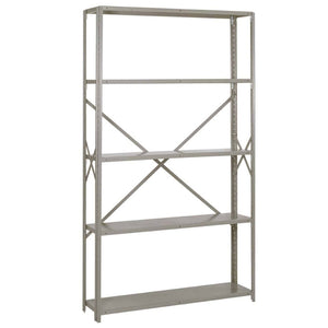 36"w x 84"h Lyon 8000 Series Open Steel Shelving - Heavy-Duty