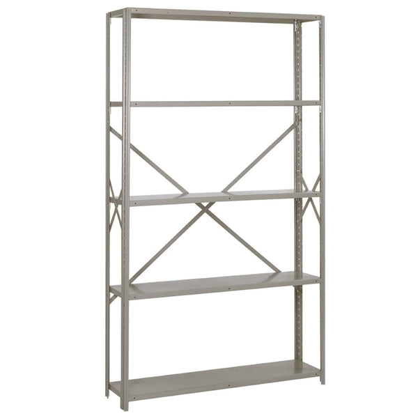 36"w x 84"h Lyon 8000 Series Open Steel Shelving - Medium-Duty