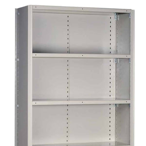 36"w x 84"h Lyon 8000 Series Closed Steel Shelving - Medium-Duty