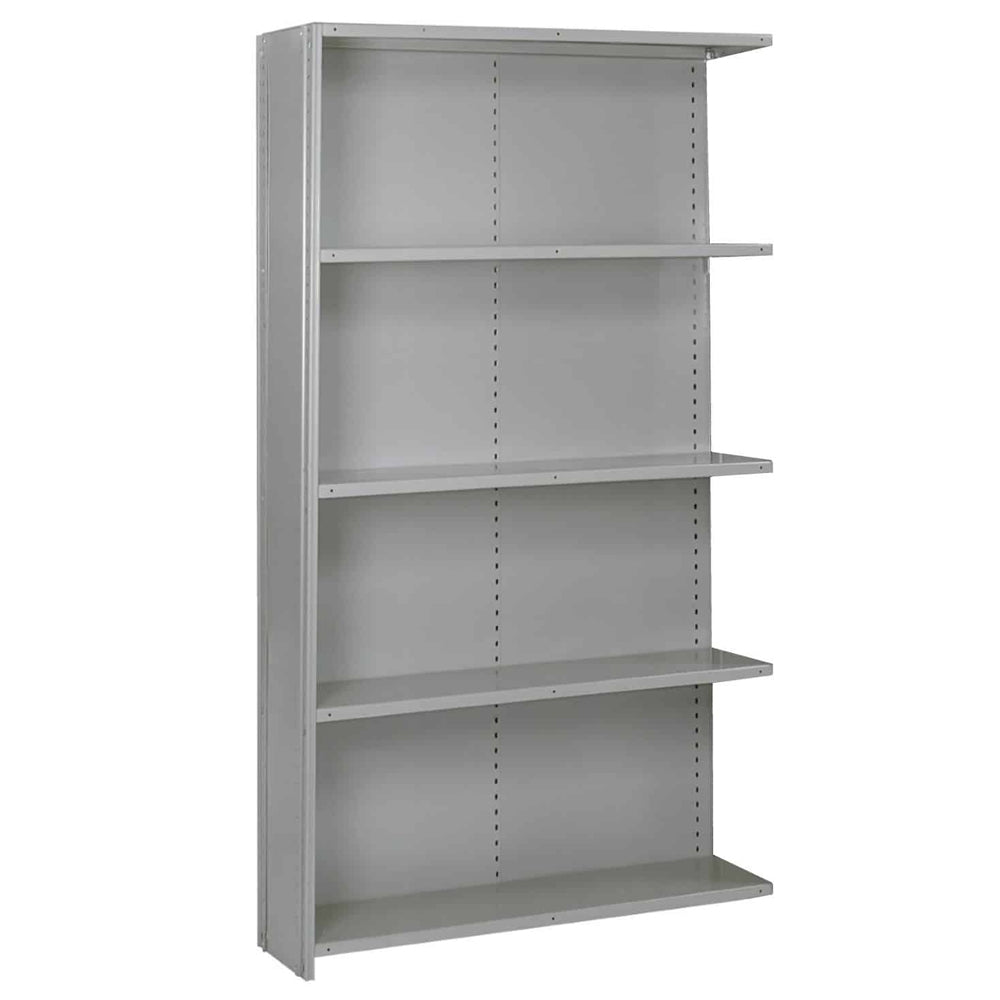 36"w x 84"h Lyon 8000 Series Closed Steel Shelving - Heavy-Duty