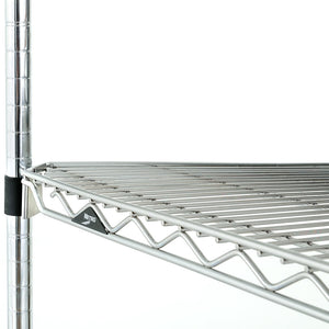 18"d Metro Super Erecta EZ-ADD Wire Shelves - Chrome