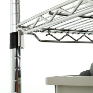 18"d Metro Super Erecta EZ-ADD Wire Shelves - Chrome