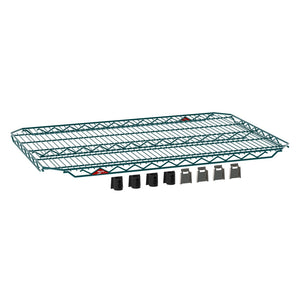 18"d Metro Super Erecta EZ-ADD Wire Shelves - Metroseal Green