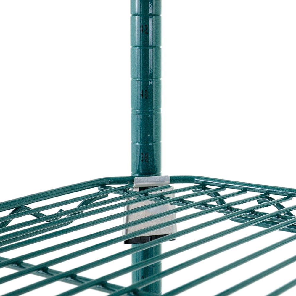 24"d Metro Super Erecta EZ-ADD Wire Shelves - Metroseal Green