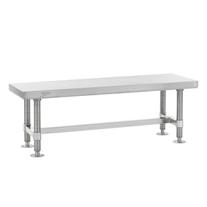 Stainless Steel Gowning Benches - 12"d x 18"h