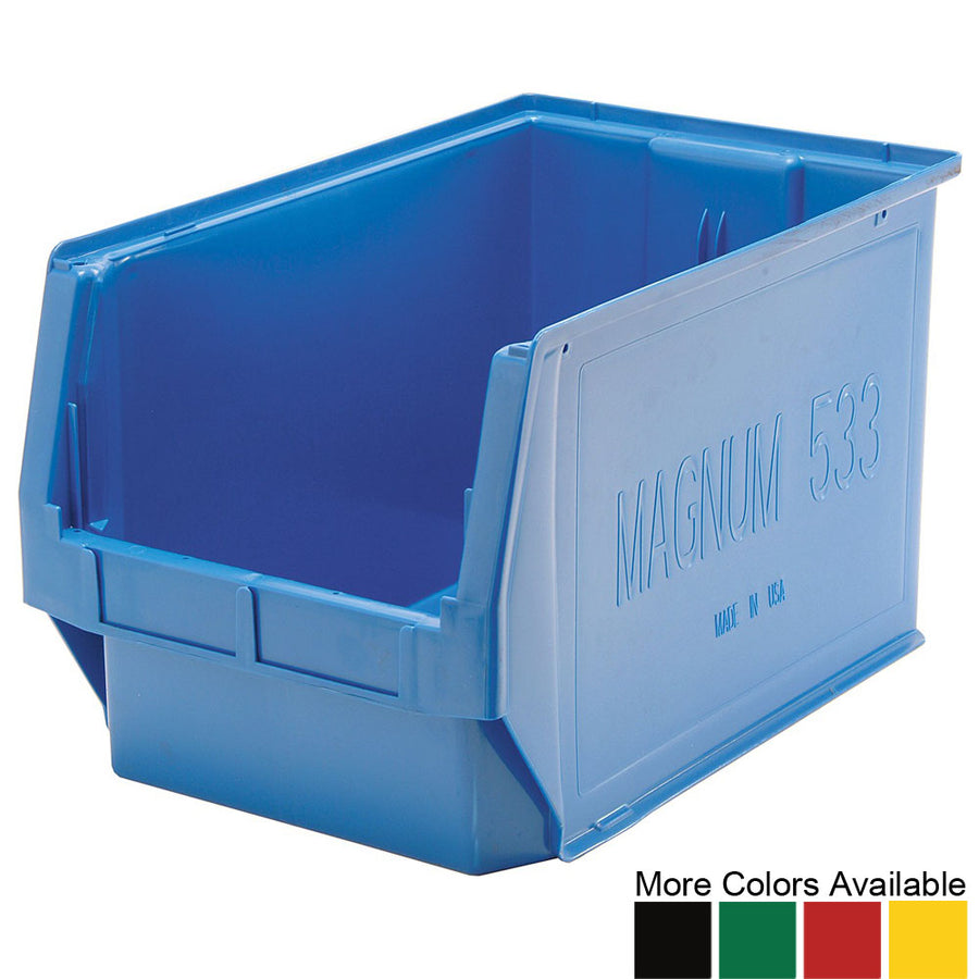 19-3/4"d x 12-3/8"w x 11-7/8"h Magnum Stacking Bins - 3 Pack