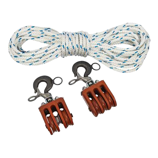 Chance CH9 Double and Triple Blocks with 150' Rope T4001258